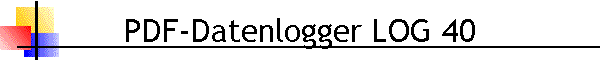 PDF-Datenlogger LOG 40