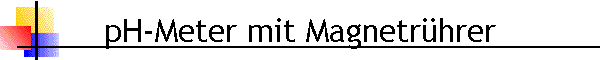 pH-Meter mit Magnetrhrer