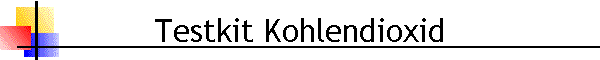 Testkit Kohlendioxid