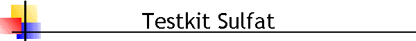 Testkit Sulfat